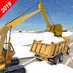 Cover Image of Download Snow Excavator Gigantic Crane 3D: Snow Plow Game 1.4 APK