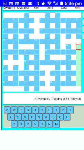 Crossword Puzzle CrystalX Screen 2