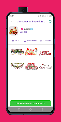 Christmas Animated Sticker2023 Screen 3