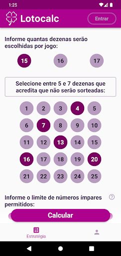 Lotocalc Screen 3