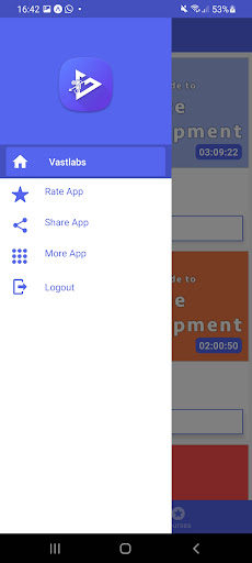Vastlabs - Online Courses Screen 2