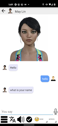 My Virtual Girlfriend May Lin Screen 2