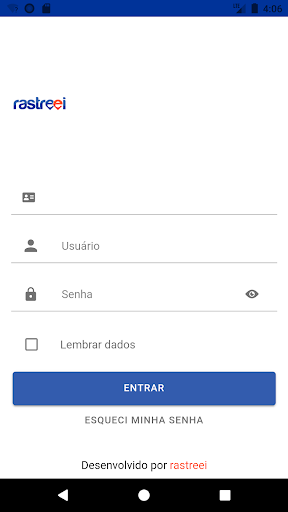 Android application Rastreei screenshort