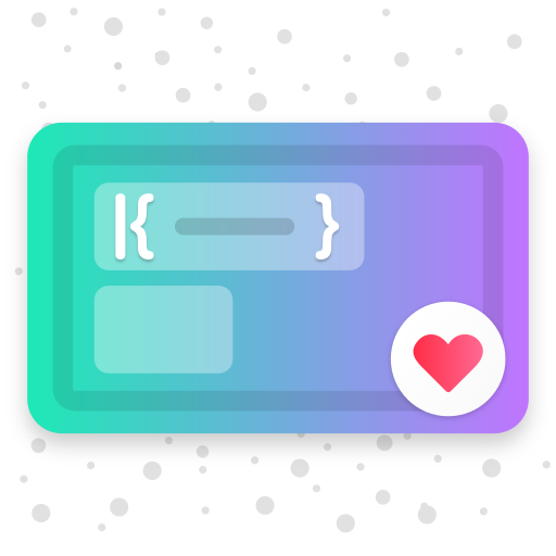 Fuchsia KWGT - Gradient Based logo