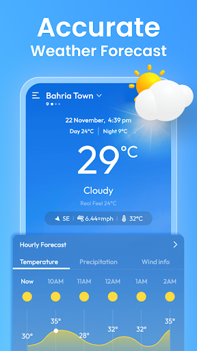 Android application Weather Forecast & Radar screenshort