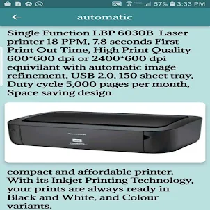 Canon LBP 6030B printer help
