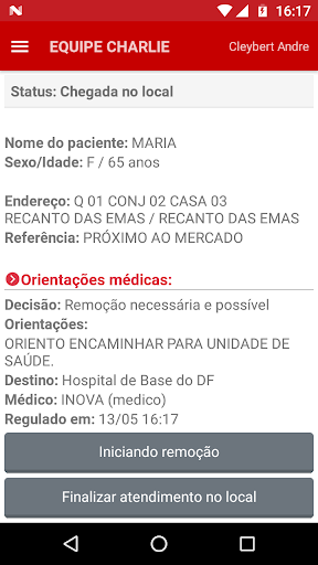 SAU Equipes Screen 3
