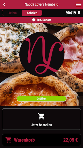 Android application Napoli Lovers Nürnberg screenshort