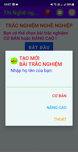 TN Nghề nghiệp Screenshot
