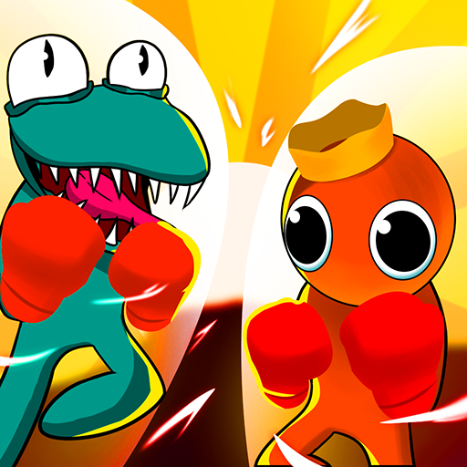 Rainbow Men Superhero Fight