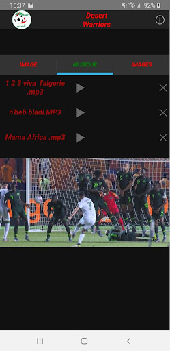 أغاني المنتخب الجزائري Screen 3