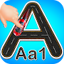 Road Tracing Book - Alphabets & Numbers Tracing