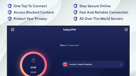 Today VPN - Fast VPN Proxy Screenshot