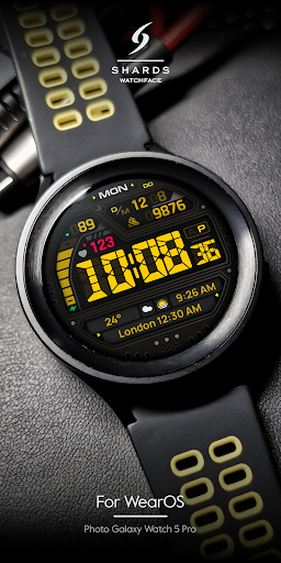 SH058 Watch Face, WearOS watch Screen 3