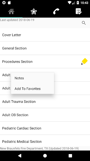 Android application New Braunfels Fire Department screenshort