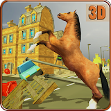 Wild Horse City Rampage 3D icon