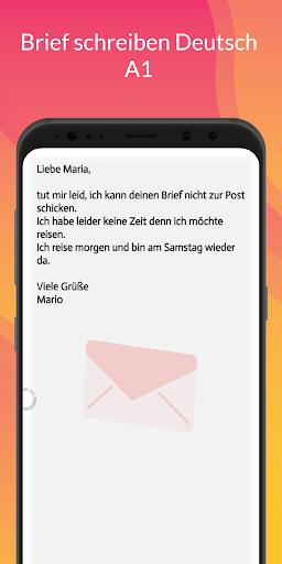 Brief schreiben Deutsch A1 Screen 3