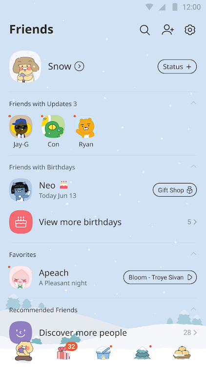 Winter Story - KakaoTalk Theme - 10.2.5 - (Android)