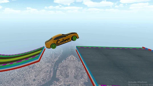 Car Stunt Sky Driving Car Game