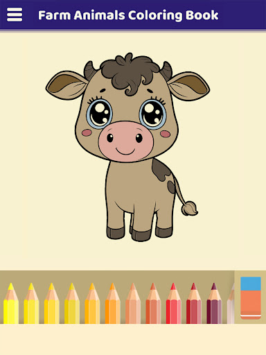 Farm Animals Coloring Book