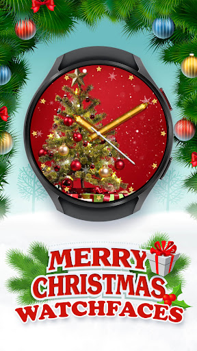Android application Festival Watchface - Christmas screenshort