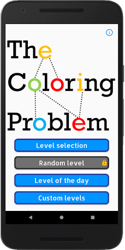 Android application The Coloring Problem screenshort
