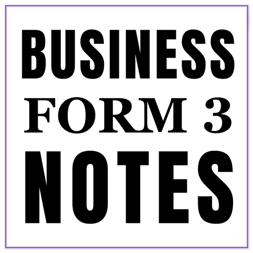 Business studies form 3 notes