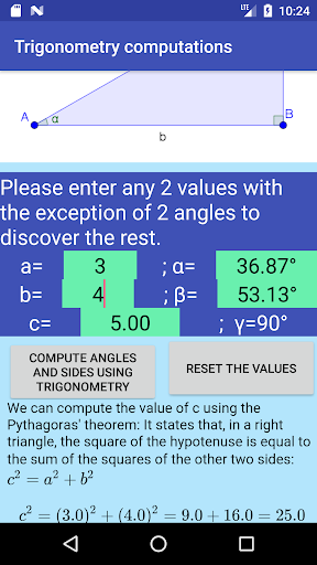 Android application Math toolkit screenshort