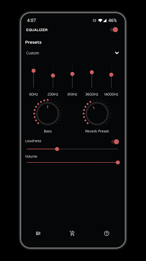 Hammer - Equalizer and Volume Screen 2