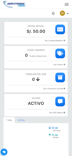 Android application SERVITRONIC APP screenshort