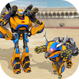 Real Robot Bull Fighter  -  Transforming Robot Games icon