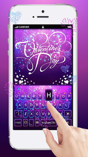 Android application Valentine Firework Keyboard Th screenshort