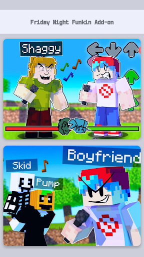 Android application FNF Mod for Minecraft PE - Fri screenshort