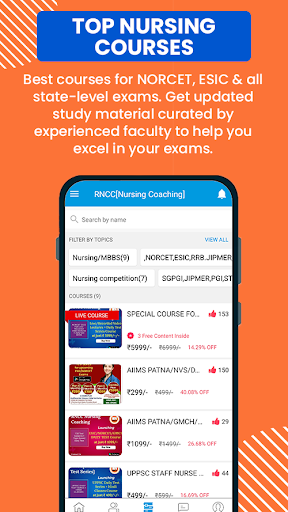Android application RNCC[Nursing Coaching] screenshort