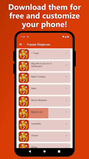 Popular Song Ringtone - Music Screen 2