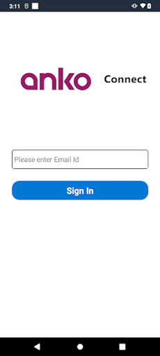 Android application Anko For Employees screenshort