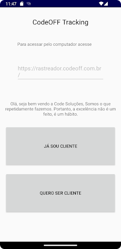 Android application CodeOFF Manager screenshort