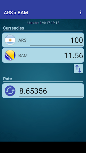 Android application Argen Peso x Bosnia Conv. Mark screenshort