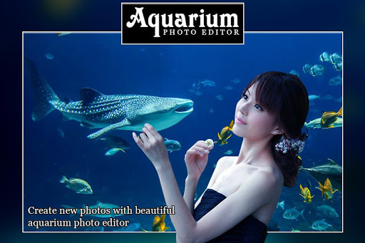 Android application Aquarium Photo Editor screenshort