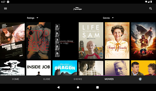 Screenshot of FidelityTV