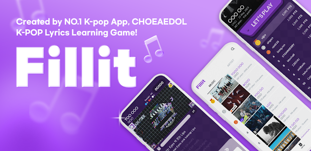 FillIt-Learn KOREAN with KPOP 1