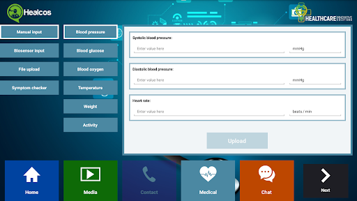 Android application Healcos screenshort