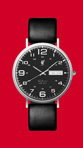 Android application LFC Analog Black Watchface screenshort