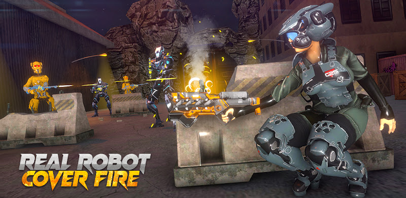 Robot Cover Shooting: Counter Terrorist game