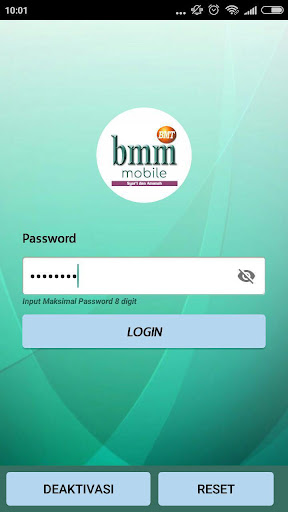 Android application BMM MOBILE screenshort