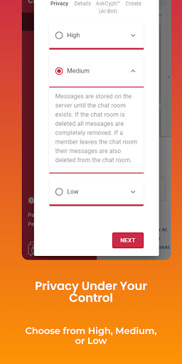CypherChat Screen 2