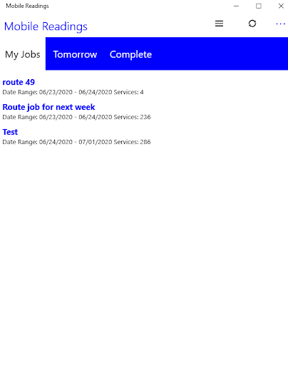 Android application Utility Mobile Readings screenshort