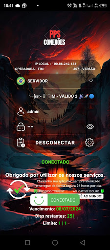 Android application PPS 4G screenshort