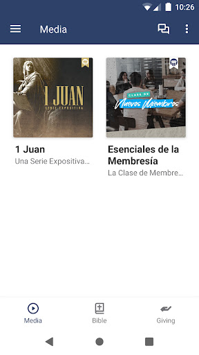 Android application Tabernáculo Metropolitano screenshort