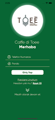 Android application Caffè di Toeè screenshort